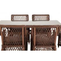  "Латте" обеденная группа плетеная, цвет коричневый, фото 8 