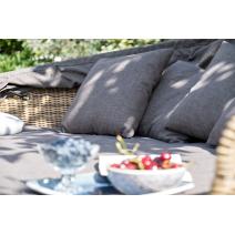  "Стильяно" плетеная кровать круглая, цвет соломенный, фото 227 