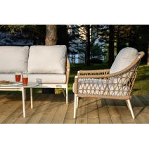  "Венеция" лаунж-зона из искусственного ротанга, цвет соломенный, фото 23 