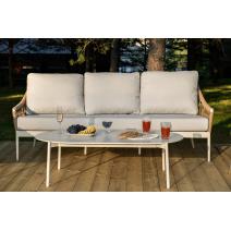  "Венеция" лаунж-зона из искусственного ротанга, цвет соломенный, фото 37 