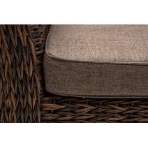  "Капучино" кресло из искусственного ротанга (гиацинт), цвет коричневый, фото 5 