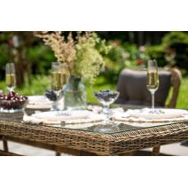  "Цесена" обеденная группа плетеная из искусственного ротанга, цвет соломенный, фото 25 