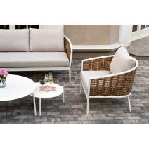  "Тоскана" лаунж-зона из искусственного ротанга, цвет соломенный, фото 45 