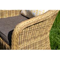  "Равенна" лаунж-зона из искусственного ротанга, цвет соломенный, фото 9 