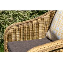  "Равенна" лаунж-зона из искусственного ротанга, цвет соломенный, фото 11 