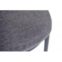  "Кастелло" стул из стали темно-серый (RAL7024) муар, ткань темно-серая 027, фото 8 