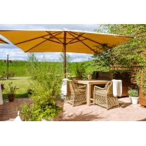  "Латте" плетеное кресло из искусственного ротанга, цвет соломенный, фото 36 