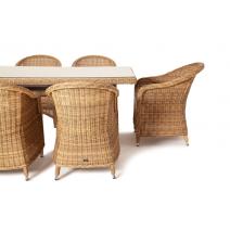  "Эспрессо" обеденная группа плетеная, цвет соломенный, фото 3 