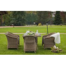  "Эспрессо" обеденная группа плетеная, цвет соломенный, фото 12 