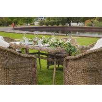  "Эспрессо" обеденная группа плетеная, цвет соломенный, фото 15 