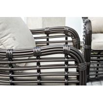  "Ницца" лаунж-зона из искусственного ротанга, цвет бронзовый, фото 13 