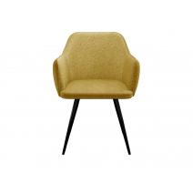  Стул DikLine 277 поворотный NS Gold горчица, ножки черные, фото 2 