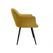  Стул DikLine 277 поворотный NS Gold горчица, ножки черные, фото 4 