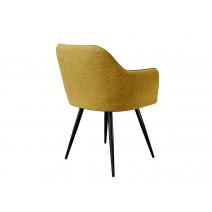  Стул DikLine 277 поворотный NS Gold горчица, ножки черные, фото 3 