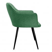  Стул DikLine 277 поворотный NS Pine зеленый, ножки черные, фото 4 