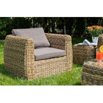  "Кальяри" кресло из искусственного ротанга (гиацинт), цвет соломенный, фото 8 