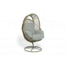  "Барселона" кресло-кокон из искусственного ротанга, цвет соломенный, фото 8 