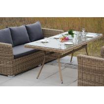  "Моккачино" обеденная группа из искусственного ротанга, цвет соломенный, фото 4 