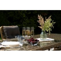  "Цесена" обеденная группа плетеная из искусственного ротанга, цвет соломенный, фото 19 