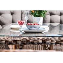  "Базелла" обеденная группа из искусственного ротанга, цвет коричневый, фото 4 