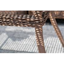  "Базелла" обеденная группа из искусственного ротанга, цвет коричневый, фото 6 