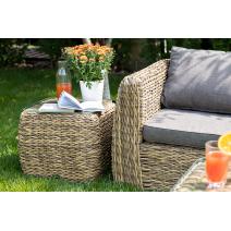  "Кальяри" лаунж-зона из искусственного ротанга (гиацинт), цвет соломенный, фото 14 