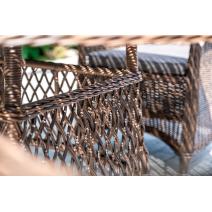  "Эспрессо–150 R" обеденная группа плетеная, цвет коричневый, фото 7 