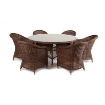  "Эспрессо–150 R" обеденная группа плетеная, цвет коричневый, фото 9 