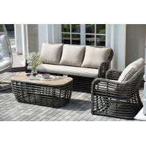  "Ницца" лаунж-зона из искусственного ротанга, цвет бронзовый, фото 13 