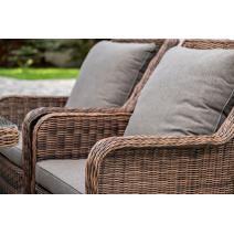  "Гляссе" обеденная группа из искусственного ротанга, цвет коричневый, фото 8 