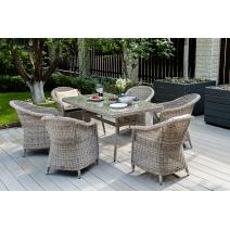  "Эспрессо" обеденная группа плетеная, цвет бежевый, фото 8 