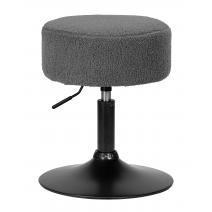  Пуф DOBRIN DANNY BLACK, темно-серое букле (16), фото 1 