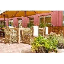  "Латте" плетеное кресло из искусственного ротанга, цвет соломенный, фото 31 