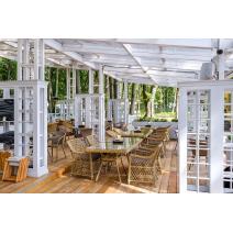  "Латте" плетеное кресло из искусственного ротанга, цвет соломенный, фото 93 