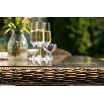  "Амароне" обеденная группа из искусственного ротанга на 6 персон, цвет соломенный, фото 12 