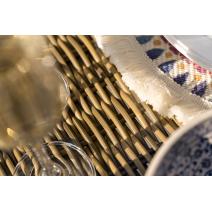  "Амароне" обеденная группа из искусственного ротанга на 6 персон, цвет соломенный, фото 13 