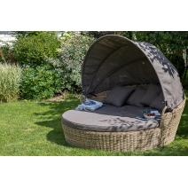  "Стильяно" плетеная кровать круглая, цвет соломенный, фото 259 