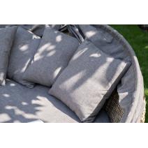  "Стильяно" плетеная кровать круглая, цвет соломенный, фото 550 