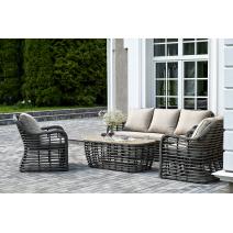  "Ницца" лаунж-зона из искусственного ротанга, цвет бронзовый, фото 5 