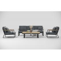  Voglie серая, алюминий / тик, фото 3 