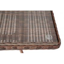 "Латте" плетеный стол из искусственного ротанга 200х90см, цвет коричневый, фото 5 