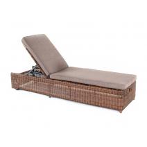  "Рим" шезлонг с подушкой, цвет коричневый, фото 1 