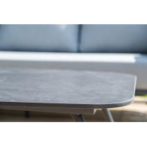  "Багамы" лаунж-зона 5-местная плетеная из роупа (веревки), каркас алюминиевый темно-серый, роуп серый, фото 21 