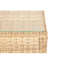  "Кон Панна" столик журнальный из искусственного ротанга, цвет соломенный, фото 3 