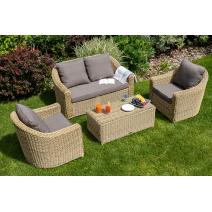  "Кон Панна" столик журнальный из искусственного ротанга, цвет соломенный, фото 8 