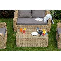  "Кон Панна" столик журнальный из искусственного ротанга, цвет соломенный, фото 11 