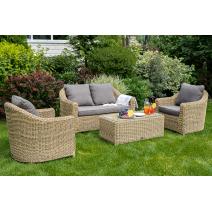  "Кон Панна" столик журнальный из искусственного ротанга, цвет соломенный, фото 14 