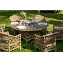  "Эспрессо–150 S" обеденная группа плетеная, цвет соломенный, фото 7 