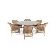  "Эспрессо–150 S" обеденная группа плетеная, цвет соломенный, фото 18 