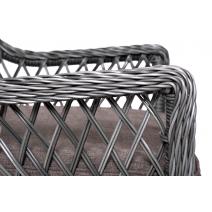  "Катания" обеденная группа плетеная на 6 персон, цвет графит, фото 29 